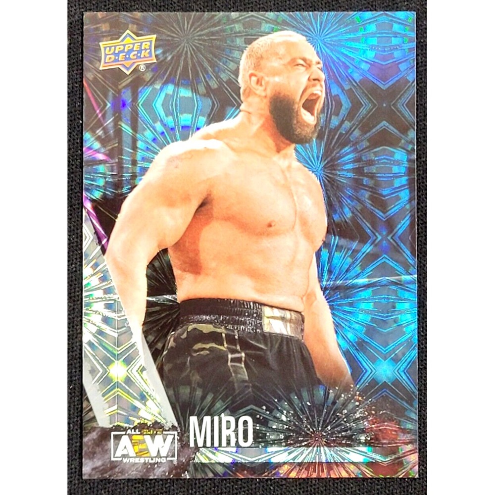2021 UPPER DECK AEW - MIRO - PYRO SP